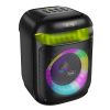 HOCO speaker bluetooth + 2 x vezetéknélküli microphones HA13 fekete