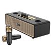 HOCO speaker bluetooth + 2 x vezetéknélküli microphones BS63 fekete