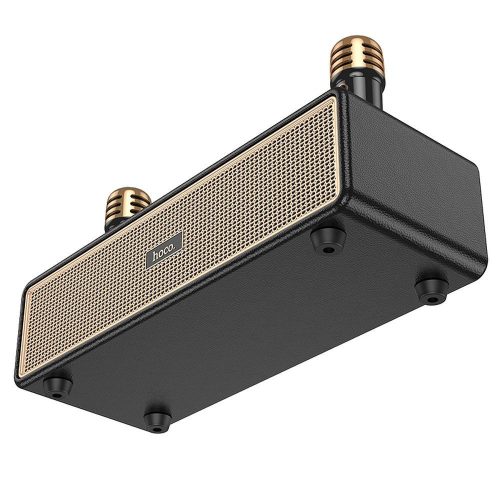 HOCO speaker bluetooth + 2 x vezetéknélküli microphones BS63 fekete
