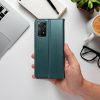 SMART MAGNETO könyvtok XIAOMI 15 sötétzöld színben