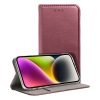 SMART MAGNETO könyvtok XIAOMI 15 PRO-hoz, bordó