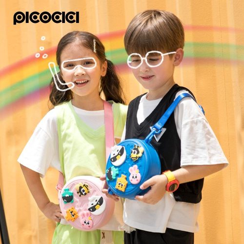 PICOCICI Gyerek Kerek Táska K36 rózsaszín