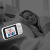 Electronic baby monitor with night vision