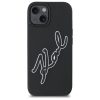 KARL LAGERFELD tok az IPHONE 15-höz KLHCP15S3DRKSDLK (3D Rubber Signature) fekete