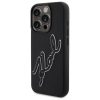 KARL LAGERFELD tok IPHONE 15 Pro KLHCP15L3DRKSDLK (3D Rubber Signature) fekete