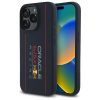 piros BULL tok IPHONE 15 Pro Max-hoz, kompatibilis a MagSafe-fel RBHMP15X24SIOLRV (Szilikon Túlméretezett Függőleges Logó) sötétkék