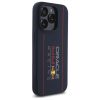 piros BULL tok IPHONE 15 Pro Max-hoz, kompatibilis a MagSafe-fel RBHMP15X24SIOLRV (Szilikon Túlméretezett Függőleges Logó) sötétkék