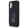piros BULL tok IPHONE 16-hoz, kompatibilis a MagSafe RBHMP16S24SIOLRV-vel (Szilikon Overméret Függőleges Logó) tengerészkék