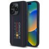 piros BULL tok IPHONE 16 Pro-hoz, kompatibilis MagSafe-fel RBHMP16L24SIOLRV (Szilikon Overméret Vertikális Logó) tengerészkék