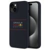 piros BULL tok IPHONE 16 Pro-hoz, MagSafe kompatibilis RBHMP16L24SIHSRV (Szilikon Vízszintes Középre Igazított Logó) sötétkék