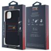 piros BULL tok IPHONE 16 Pro-hoz, MagSafe kompatibilis RBHMP16L24SIHSRV (Szilikon Vízszintes Középre Igazított Logó) sötétkék
