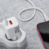 CELL F-ENERGY Mini GaN III VT-25B utazó töltő 1 x Type C + 1x USB A csatlakozóval, PD QC4.0 25W fehér