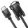 HOCO kábel HDMI (férfi) - VGA (férfi) HD 1080p US12 2 m fekete