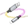 HOCO cable USB A to Lightning 2,4A U112 1 m szürke