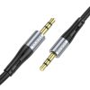 HOCO cable AUX Jack 3,5 mm (férfi) to Jack 3,5 mm (férfi) UPA22 1 m fekete
