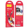 HOCO cable AUX Jack 3,5 mm (férfi) to Jack 3,5 mm (férfi) UPA22 1 m fekete