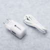 FORCELL F-ENERGY Crystal Color GaN III VT-41 travel charger with silicone cable with 1 x Type C + 1x USB A sockets, PD QC4.0 33W white