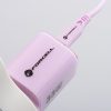 FORCELL F-ENERGY Crystal Color GaN III VT-41 travel charger with silicone cable with 1 x Type C + 1x USB A sockets, PD QC4.0 33W purple