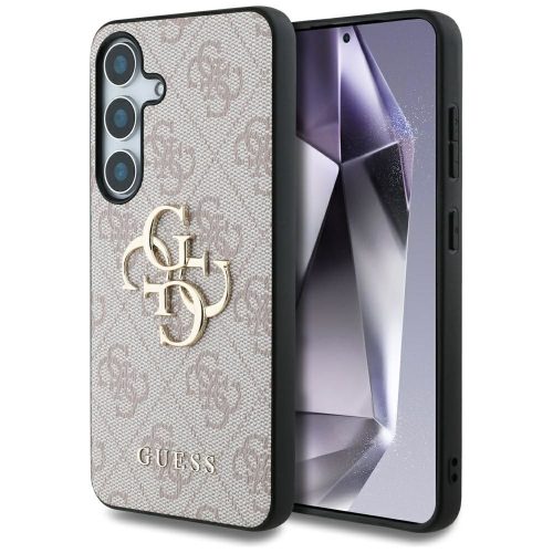 GUESS tok SAMSUNG S25 GUHCS25S4GMGPI (4G PU Big Logo) rózsaszín