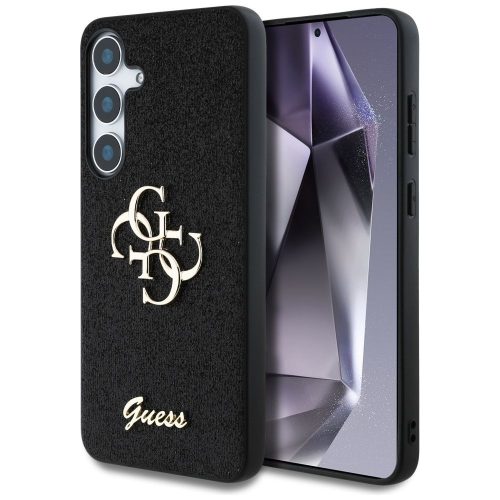 GUESS case for SAMSUNG S25 Plus GUHCS25MHG4SGK (Fixed Glitter Big 4G) black