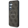 GUESS case for SAMSUNG S25 Plus GUHMS25MG4GFRW (Magnetic PU 4G Ring Classic Logo) brown