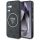 GUESS case for SAMSUNG S25 Plus GUHMS25MHG4PRTGK (Magnetic IML Metal Glitter 4G Circle Triangle) black