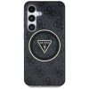 GUESS case for SAMSUNG S25 Plus GUHMS25MHG4PRTGK (Magnetic IML Metal Glitter 4G Circle Triangle) black