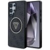 GUESS tok a SAMSUNG S25 Ultra GUHMS25LHG4PRTGK készülékhez (Magnetic IML Metal Glitter 4G Circle Triangle) fekete