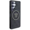 GUESS tok a SAMSUNG S25 Ultra GUHMS25LHG4PRTGK készülékhez (Magnetic IML Metal Glitter 4G Circle Triangle) fekete