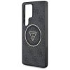GUESS tok a SAMSUNG S25 Ultra GUHMS25LHG4PRTGK készülékhez (Magnetic IML Metal Glitter 4G Circle Triangle) fekete
