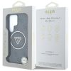 GUESS tok a SAMSUNG S25 Ultra GUHMS25LHG4PRTGK készülékhez (Magnetic IML Metal Glitter 4G Circle Triangle) fekete
