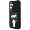 KARL LAGERFELD case for SAMSUNG S25 KLHMS25SPNYKGRTK (Magnetic Silicone Graffiti Ikonik) black