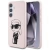 KARL LAGERFELD case for SAMSUNG S25 KLHMS25SPNYKGRTP (Magnetic Silicone Graffiti Ikonik) pink