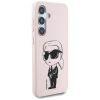 KARL LAGERFELD case for SAMSUNG S25 KLHMS25SPNYKGRTP (Magnetic Silicone Graffiti Ikonik) pink