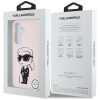 KARL LAGERFELD case for SAMSUNG S25 KLHMS25SPNYKGRTP (Magnetic Silicone Graffiti Ikonik) pink
