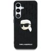 KARL LAGERFELD case for SAMSUNG S25 KLHCS25SPGKLKIPK (PU Monogram K. Head Pin) black