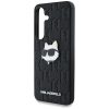 KARL LAGERFELD case for SAMSUNG S25 KLHCS25SPGKLCHPK (PU Monogram Choupette Head Pin) black