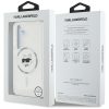 KARL LAGERFELD case for SAMSUNG S25 KLHMS25SHLSCHH (Magnetic IML Metal Choupette Head) white