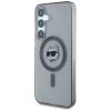 KARL LAGERFELD case for SAMSUNG S25 KLHMS25SHLSCHK (Magnetic IML Metal Choupette Head) black