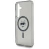 KARL LAGERFELD case for SAMSUNG S25 KLHMS25SHLSCHK (Magnetic IML Metal Choupette Head) black