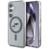 KARL LAGERFELD case for SAMSUNG S25 KLHMS25SHLSKCK (Magnetic IML Metal KC Heads) black