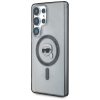 KARL LAGERFELD case for SAMSUNG S25 Ultra KLHMS25LHLSKIK (Magnetic IML Metal K. Heads) black