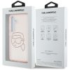 KARL LAGERFELD case for SAMSUNG S25 KLHCS25SHKHDCELP (IML Rhinestones K Head) pink