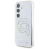 KARL LAGERFELD case for SAMSUNG S25 KLHCS25SHKHDCELT (IML Rhinestones K Head) transparent