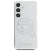 KARL LAGERFELD case for SAMSUNG S25 KLHCS25SHKHDCELT (IML Rhinestones K Head) transparent