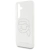 KARL LAGERFELD case for SAMSUNG S25 KLHCS25SHKHDCELT (IML Rhinestones K Head) transparent