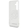 KARL LAGERFELD case for SAMSUNG S25 KLHCS25SHKHDCELT (IML Rhinestones K Head) transparent