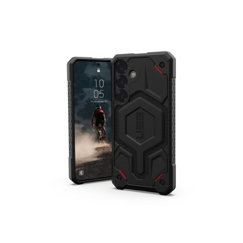 UAG Urban Armor Gear tok MONARCH PRO beépített mágnessel SAMSUNG S25 Plus 5G készülékhez kevlar fekete