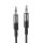 HOCO cable AUX Jack 3,5 mm (férfi) to Jack 3,5 mm (férfi) UPA23 1 m metal szürke