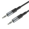Cable AUX Jack 3,5 mm to Jack 3,5 mm Hoco 1 m UPA23 metal gray